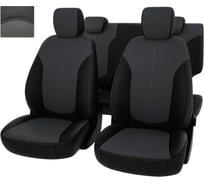 Чехлы PSV Hyundai Creta II 2021 черно серая экокожа Оригинал 135214