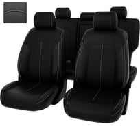 Чехлы PSV Hyundai Tucson IV 2020 черный отстрочка белая экокожа Оригинал 135233