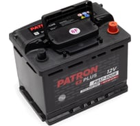 Аккумулятор PATRON PLUS 12 В, 57 Ач, 500 A ETN 0(R+) B13, 242x175x190 мм, 13.1 кг PB57-500R