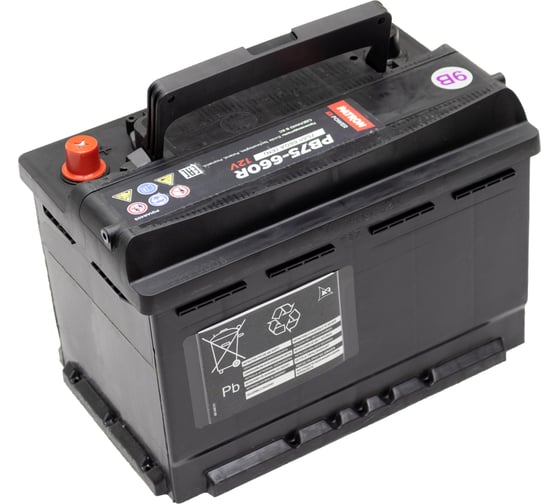 Аккумулятор PATRON POWER 12 В, 75 Ач, 660 A ETN 0(R+) B13, 278x175x190 мм, 15.5 кг PB75-660R