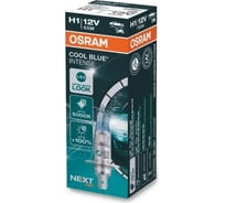 Автолампа Osram H1, 55 Вт, P14.5s + 100 проц., COOL BLUE INTENSE NextGen, до 5000 K 64150CBN