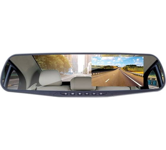 Видеорегистратор DIGMA FreeDrive 303 MIRROR DUAL черный, 5Mpix 1080x1920, 1080p 120 г GP2248 496144 1