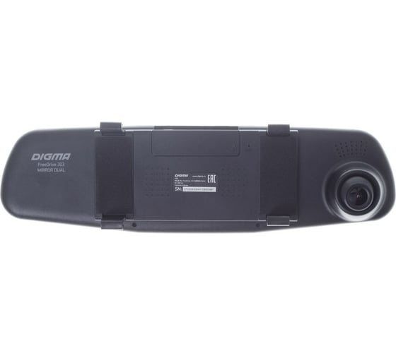 Видеорегистратор DIGMA FreeDrive 303 MIRROR DUAL черный, 5Mpix 1080x1920, 1080p 120 г GP2248 496144