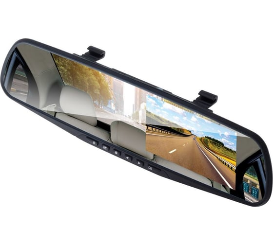 Видеорегистратор DIGMA FreeDrive 303 MIRROR DUAL черный, 5Mpix 1080x1920, 1080p 120 г GP2248 496144