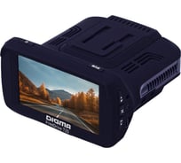 Видеорегистратор с радар-детектором DIGMA Freedrive 720 GPS черный 1443484