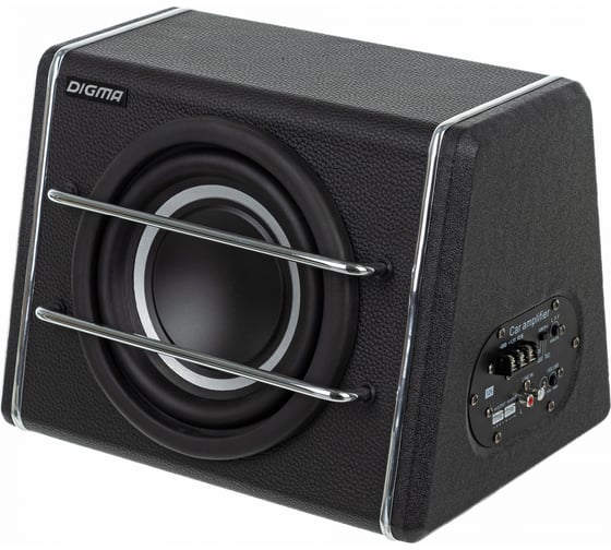 Автомобильный сабвуфер DIGMA DCS-80 150 Вт активный, 20см/8" 480612