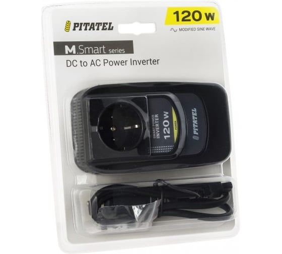 Автомобильный инвертор Pitatel 12В/120Вт KV-M120Smart.12