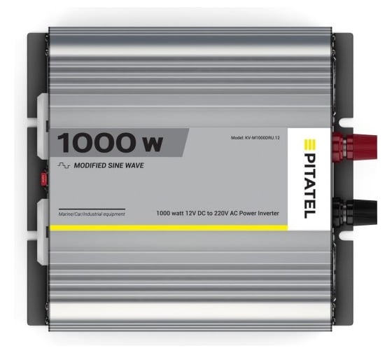 Инвертор Pitatel 12В 1000Вт (Max 2000Вт) KV-M1000DRU.12