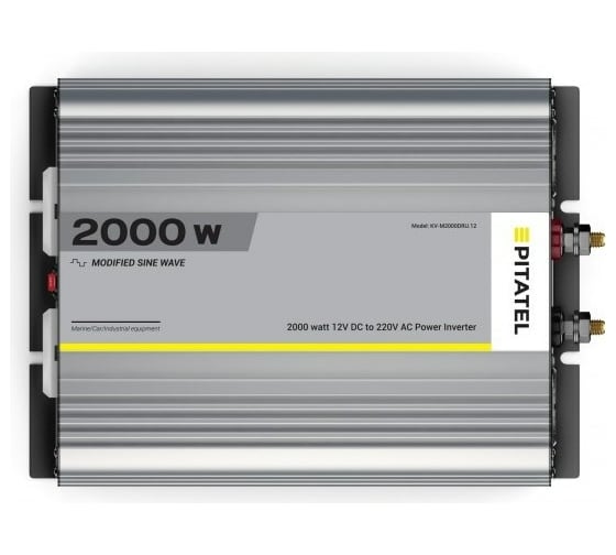 Инвертор Pitatel 12В 2000Вт (Max 4000Вт) KV-M2000DRU.12