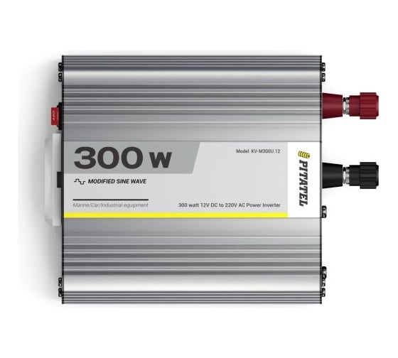 Инвертор Pitatel 12В 300Вт (Max 600Вт) KV-M300U.12