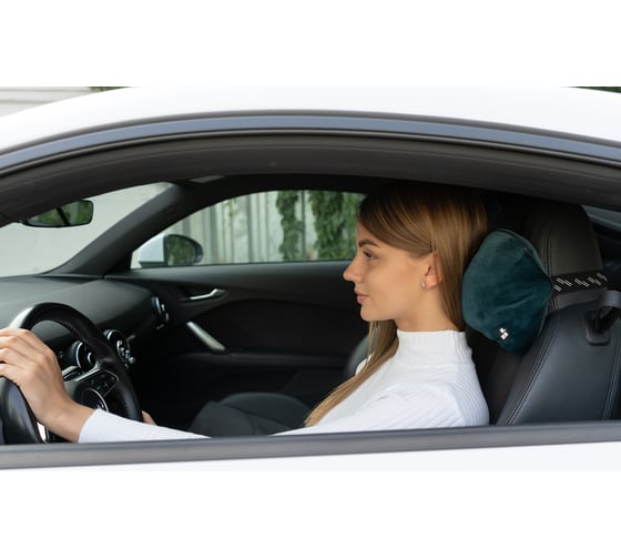 Подушка-подголовник ROUTEMARK EasyDrive-emerald