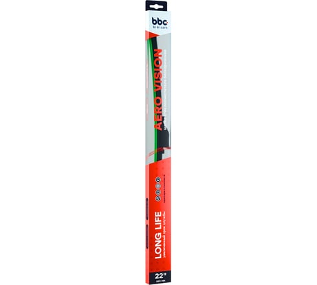 Щетка стеклоочистителя бескаркасная 550 мм BiBiCare 4916