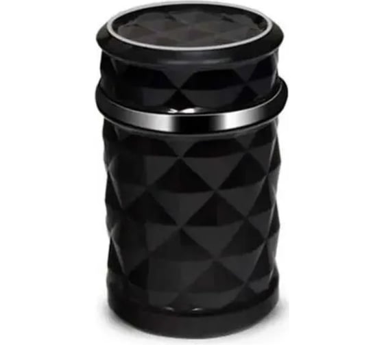 Пепельница с крышкой в авто ZDK стакан, черный car05black 1