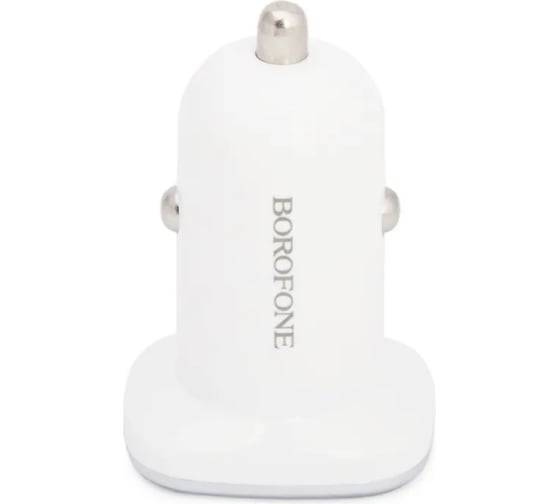 Автомобильное зарядное устройство Borofone bz12a lasting power 1xusb, 3a, qc3.0 + кабель microusb, 1м белый 0L-00044348