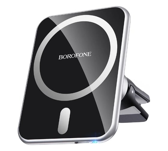 Держатель в автомобиль Borofone с бзу bh43 joydock магнитный, в воздуховод, 15w черный 0L-00051177 1