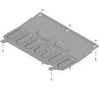Защита MOTODOR стальная 2 мм, Д, КПП, Kaiyi E5, с 2023г 79008