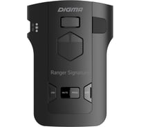 Радар-детектор DIGMA Ranger Signature, черный, GPS приемник 1464898