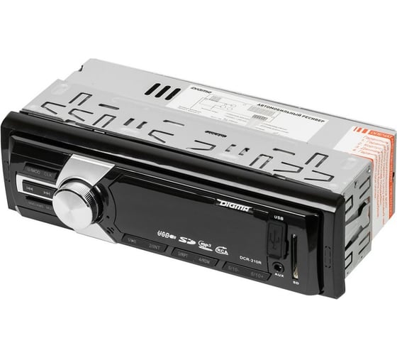 Автомагнитола DIGMA DCR-210R 1 DIN, 4x45 Вт 479891