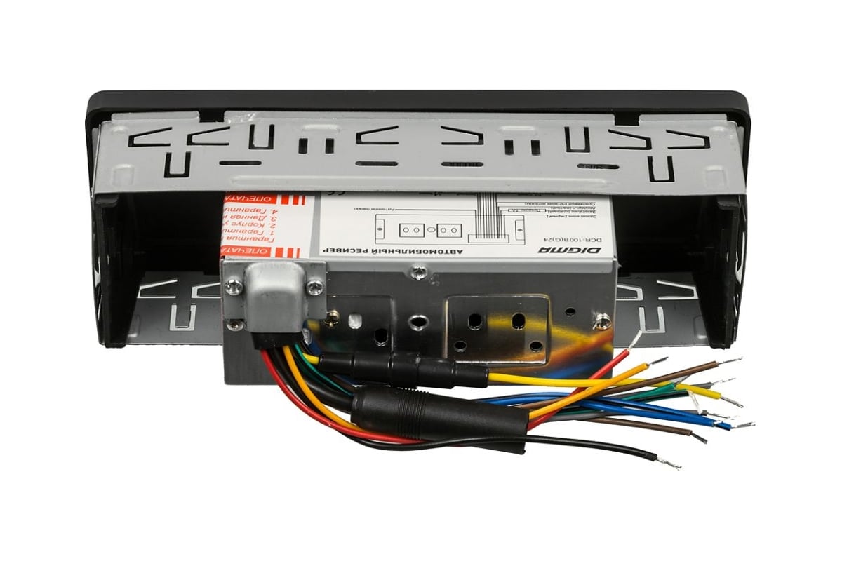 Автомагнитола DIGMA DCR-100B24 1 DIN, 4x45 Вт 480602 - выгодная цена ...