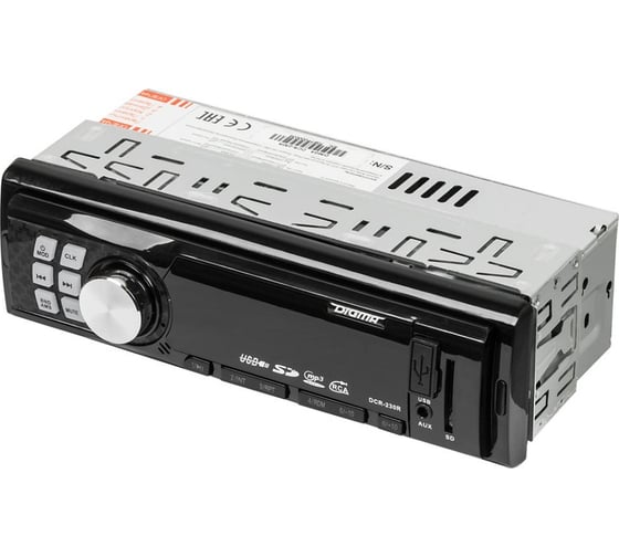 Автомагнитола DIGMA DCR-230R 1 DIN, 4x45 Вт 479894