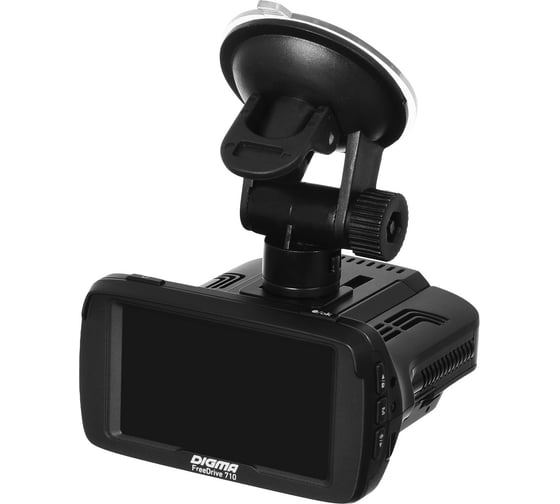 Видеорегистратор DIGMA Freedrive 710 с радар-детектором ,GPS, черный 1432571