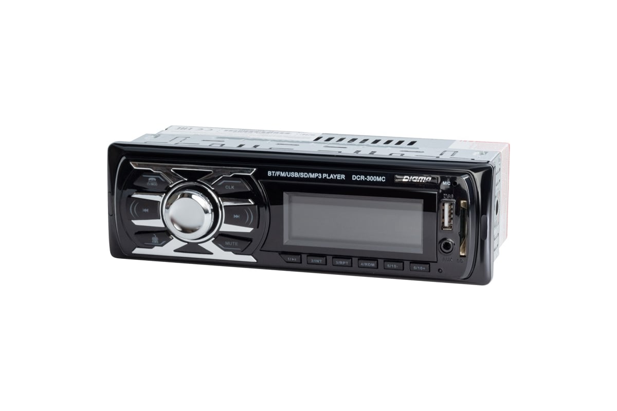 Автомагнитола DIGMA DCR-300MC 1DIN 4x45 Вт 1088430 - выгодная цена ...