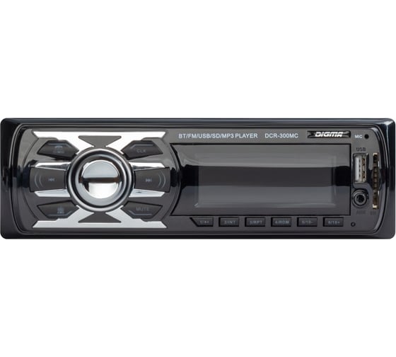 Автомагнитола DIGMA DCR-300MC 1DIN 4x45 Вт 1088430
