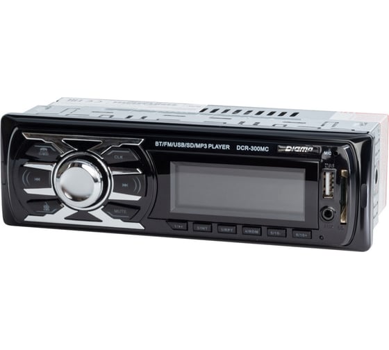 Автомагнитола DIGMA DCR-300MC 1DIN 4x45 Вт 1088430