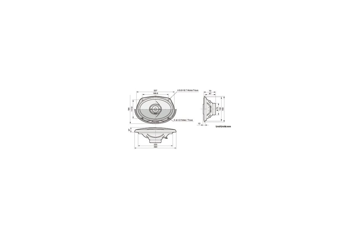 Автоакустика PIONEER TS-G6932I - выгодная цена, отзывы, характеристики,  фото - купить в Москве и РФ