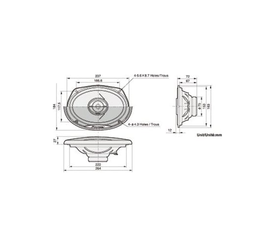 Автоакустика PIONEER TS-G6932I