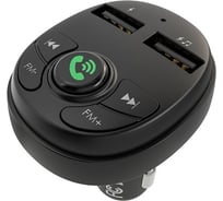Автомобильное зарядное устройство Borofone bc26 music joy bt 5.0, 2xusb, fm черный 0L-00045117