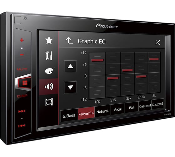 Автомагнитола PIONEER 2Din, бездисковая MVH-AV170