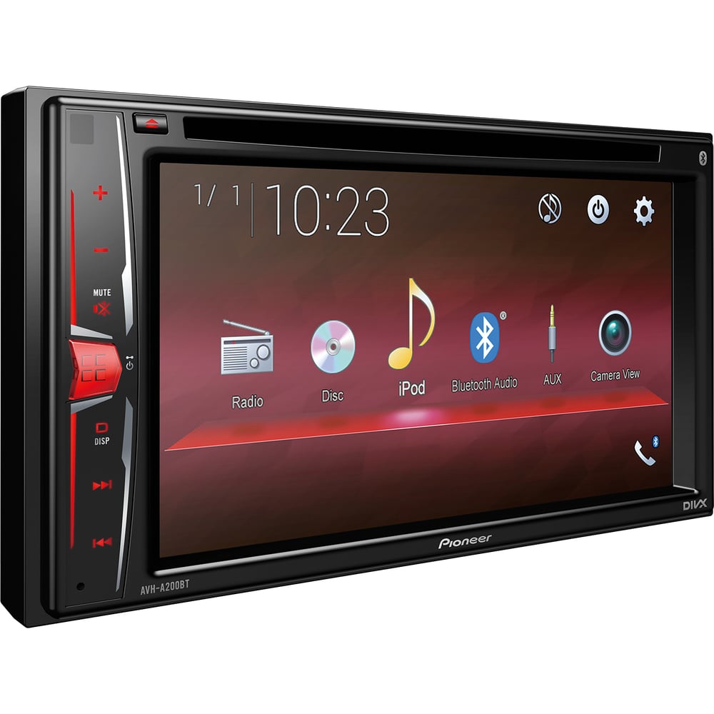 Автомагнитола PIONEER 2DIN AVH-A200BT - выгодная цена, отзывы,  характеристики, фото - купить в Москве и РФ