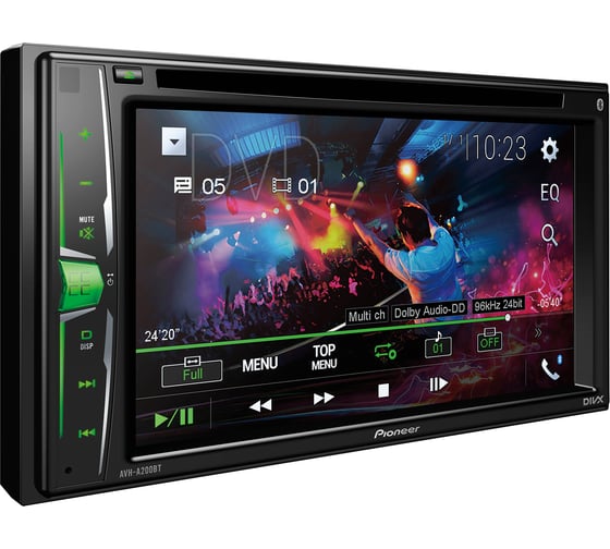Автомагнитола PIONEER 2DIN AVH-A200BT