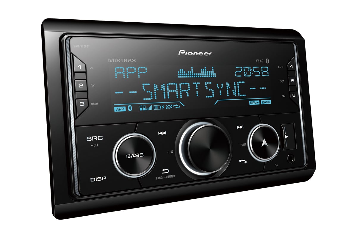 Автомагнитола PIONEER 2DIN MVH-S620BT - выгодная цена, отзывы,  характеристики, фото - купить в Москве и РФ