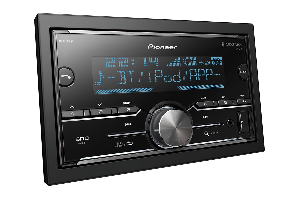 Автомагнитола PIONEER 2DIN MVH-S610BT - выгодная цена, отзывы,  характеристики, фото - купить в Москве и РФ