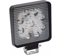 Светодиодная фара Вымпел WL-130S дальн. свет, кв., 9 LED по кругу, 27W 5265