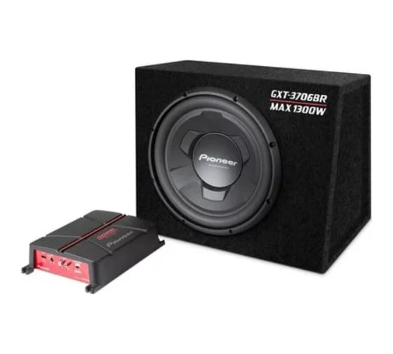 Сабвуфер PIONEER набор Сабвуфер+Усилитель GXT-3706BR