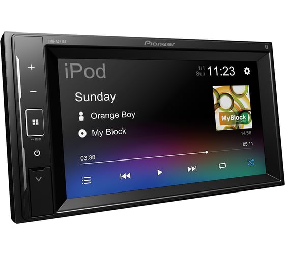 Мультимедийная система Pioneer 6.2" USB пульт ДУ DMH-A241BT