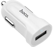 Автомобильное зарядное устройство Hoco z2 1xusb, 1.5а, led (белый) 0L-00037560