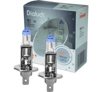 Лампы Диалуч h1 12v 55w +90p14,5s prime лч126pr-2мu 12551-PR-MU-DUO