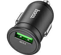 Автомобильное зарядное устройство Hoco z43 mighty 1xusb, 3а, 18w, qc3.0 (черный) 0L-00054498