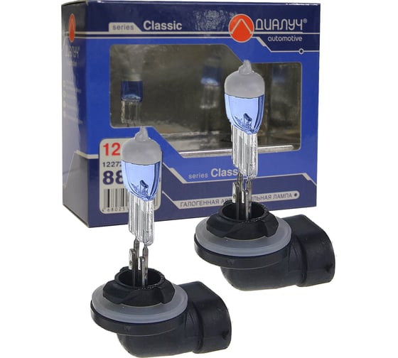 Лампы Диалуч h27/2 12v 27w pgj13 blue лч046-b2 12272-Bl-DUO