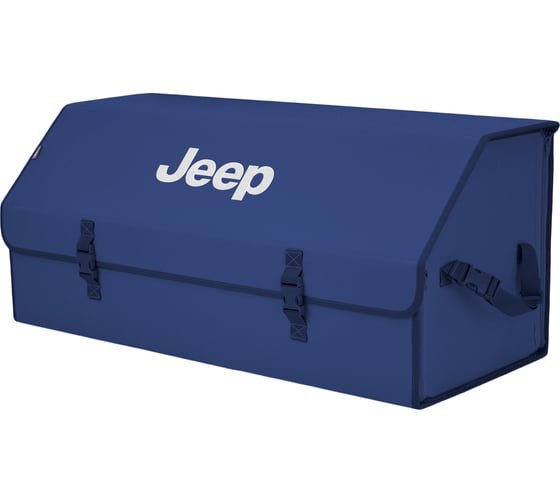 Органайзер в багажник автомобиля A&P Союз размер XXL синий с вышивкой Jeep (Джип) OSZ12883JEP 1