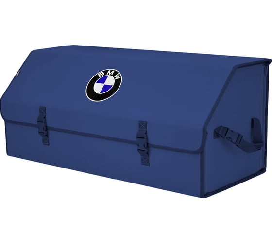 Органайзер в багажник автомобиля A&P Союз размер XXL синий с вышивкой BMW (БМВ) OSZ12883BMW 1
