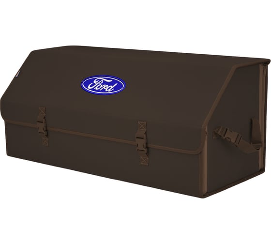 Органайзер в багажник автомобиля A&P Союз размер XXL коричневый с вышивкой Ford (Форд) OSZ13009FRD 1