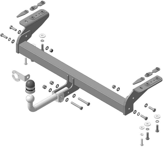 Фаркоп Exeed TXL с 2021 - н.в. оцинк. Шар 90034. 99014-А MOTODOR 99014-A 1