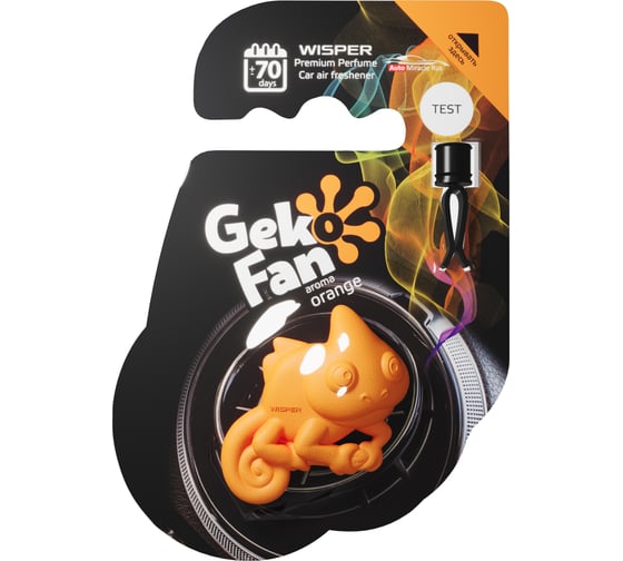 Ароматизатор Wisper GEKO FAN ORANGE WGFOR 1