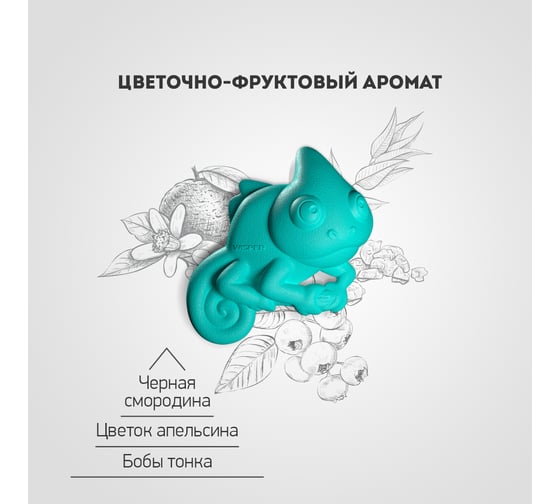 Ароматизатор Wisper GEKO FAN TURQUOISE WGFTU