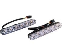 Ходовые огни Вымпел DRL-HP-X6, мет. корп. 6 диод. бегущая строка 5177